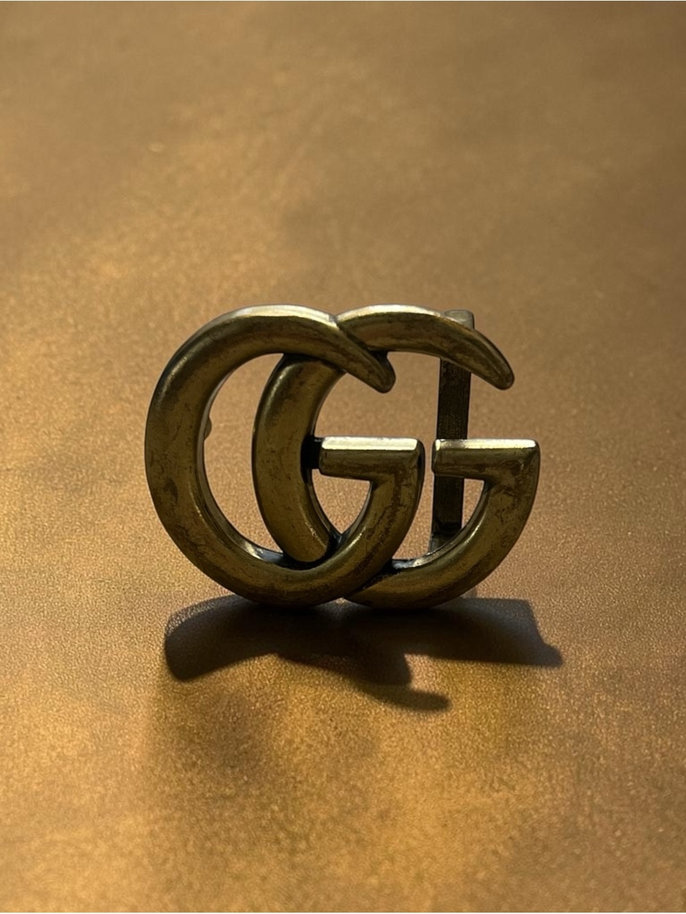 Gucci Double G Logo Buckle Only in Antique Gold